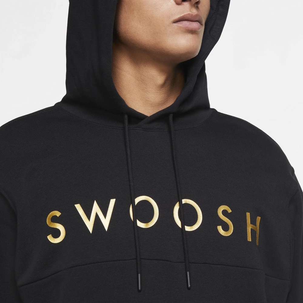 Men’s Nike SWOOSH hoodie - was available on ASOS - gold accents XXL